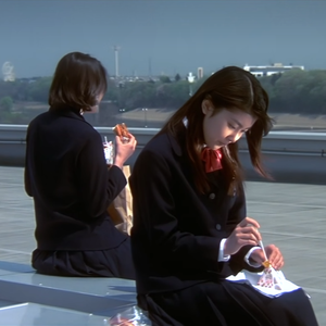 男生将78申请女生的定眼漫画
